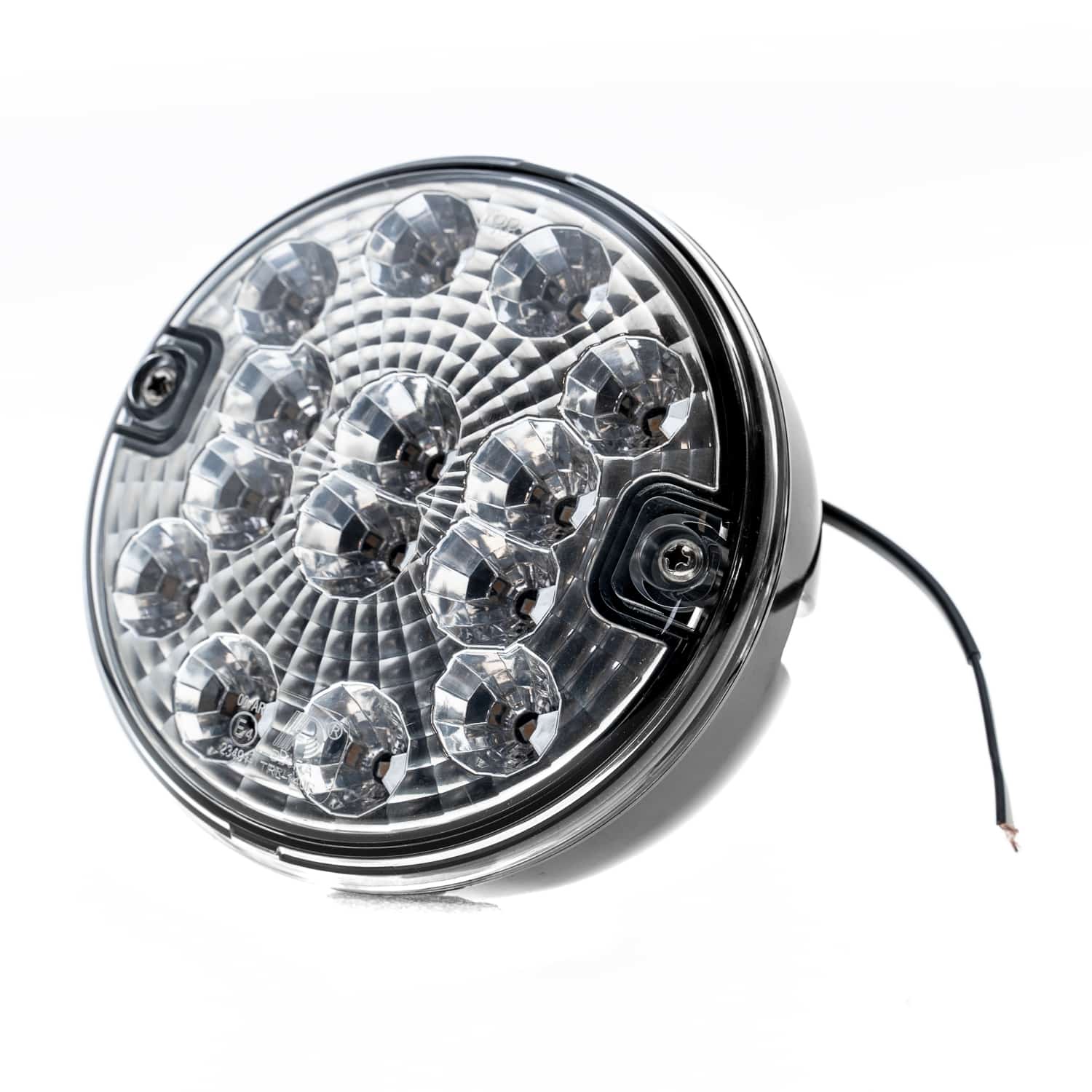 letterlijk vlam domein LED achteruitrijlamp rond dik/plat 12-24V - Ledhandel24.nl
