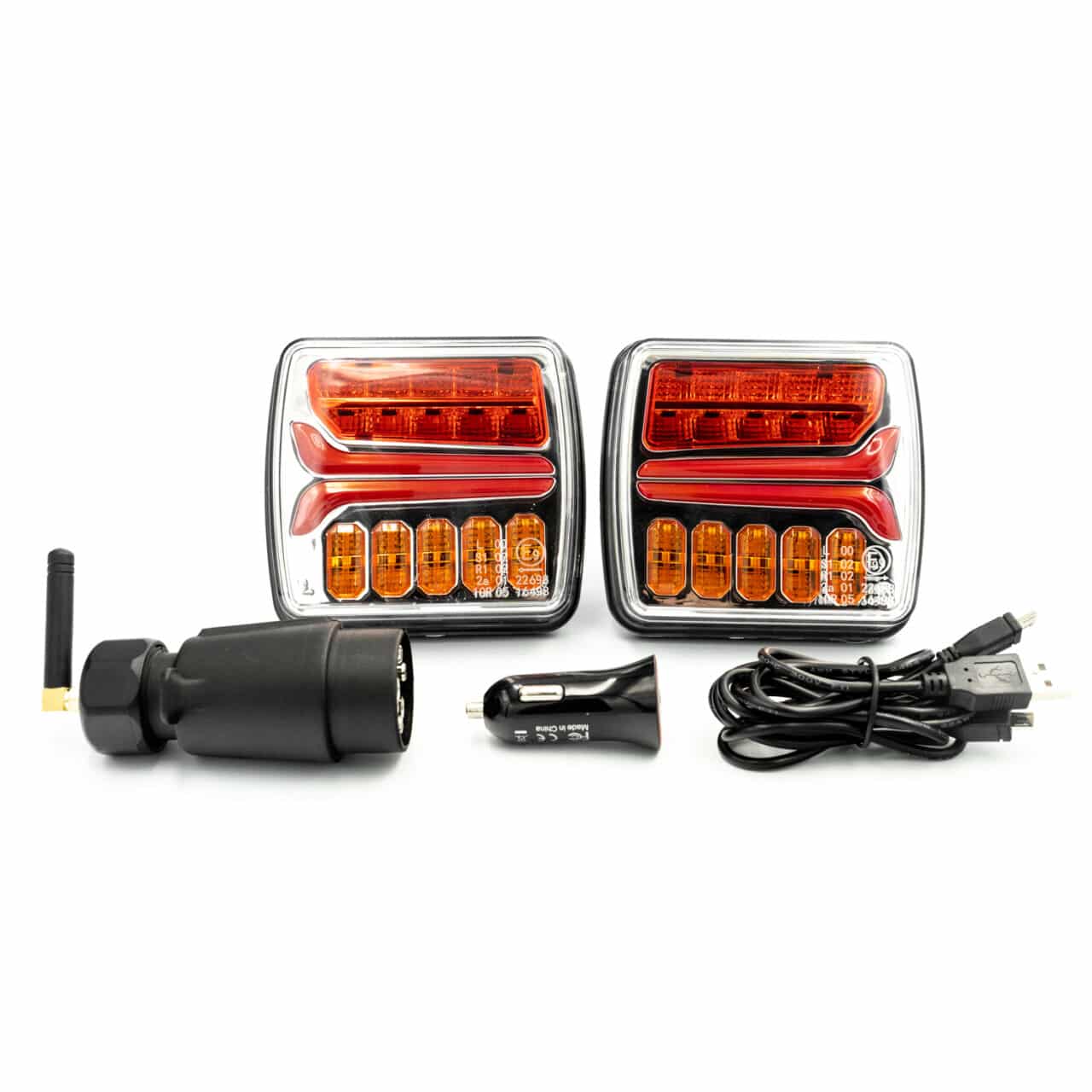 PROZOR 18 LED Feu Arrière pour Remorque Magnétique avec Réflecteur 2