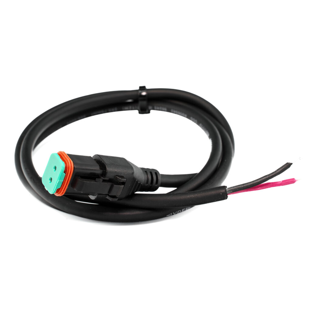 Deutsch connector female 2pin met kabel Ledhandel24.nl