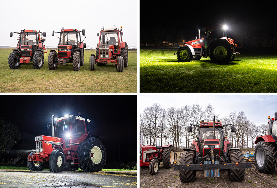Case trekkers met LED-verlichting