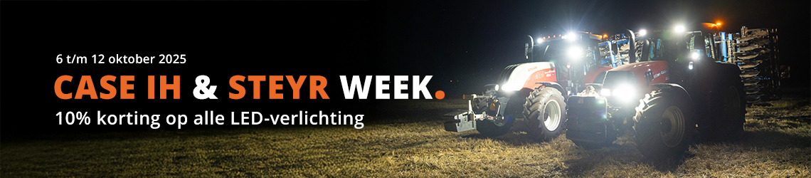 Case IH en Steyr week - 10% korting op alle LED-verlichting