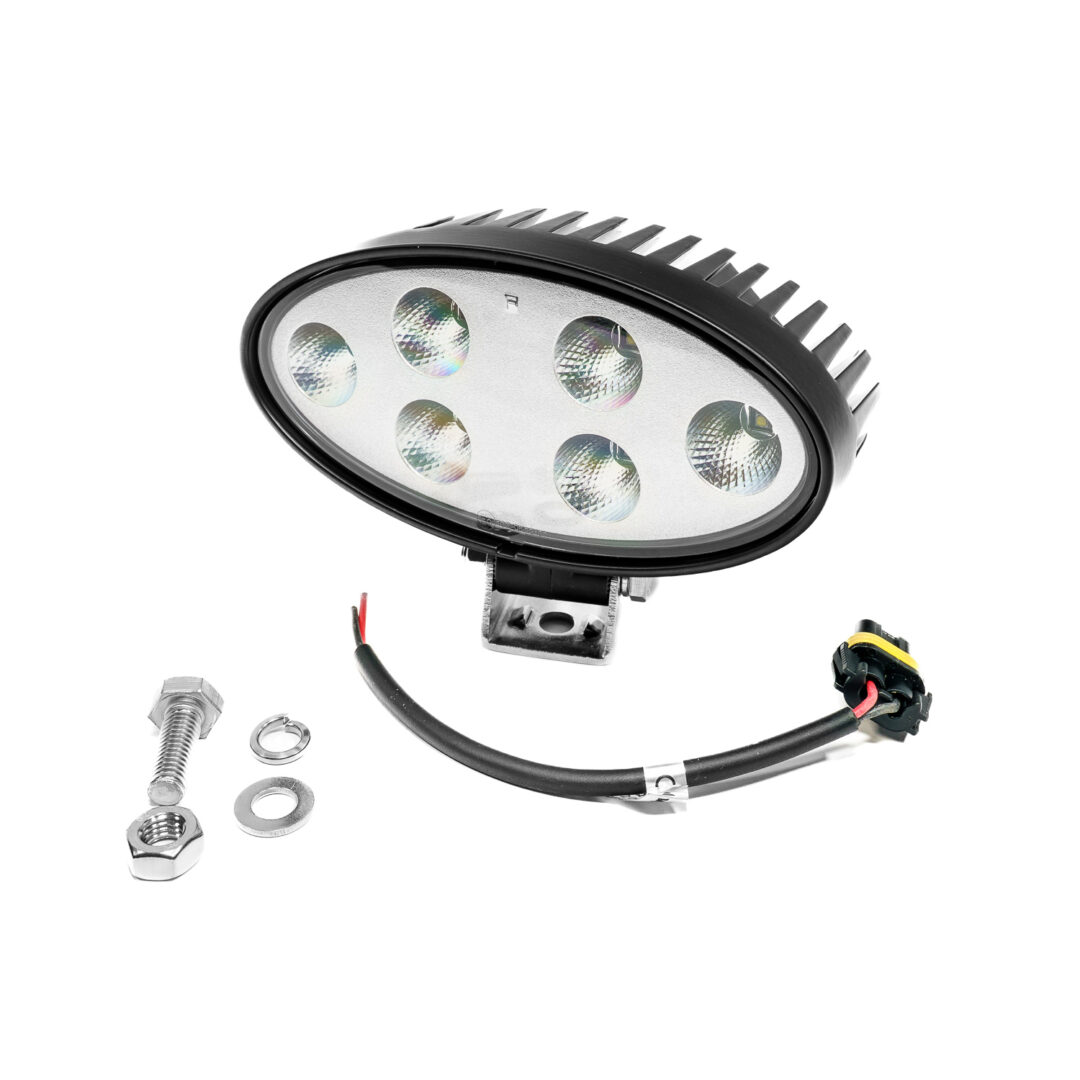 CRAWER LED werklamp Ovaal John Deere 60 graden inclusief bevestigingsmateriaal.